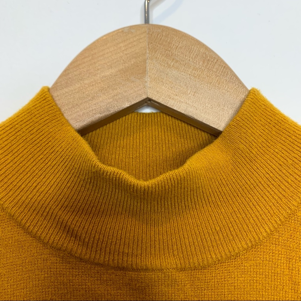 Anthropologie Moth Mock Neck Short Sleeve Sweater - Picture 8 of 8